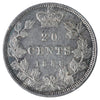 1858 Canada 20-cents ICCS Certified VF30 (XVR 134)