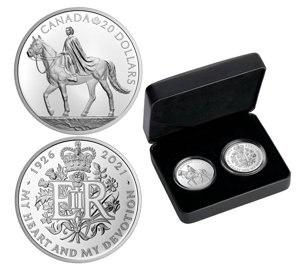 RDC 2021 Royal Celebration 2-coin Fine Silver Set (No Tax) light toning