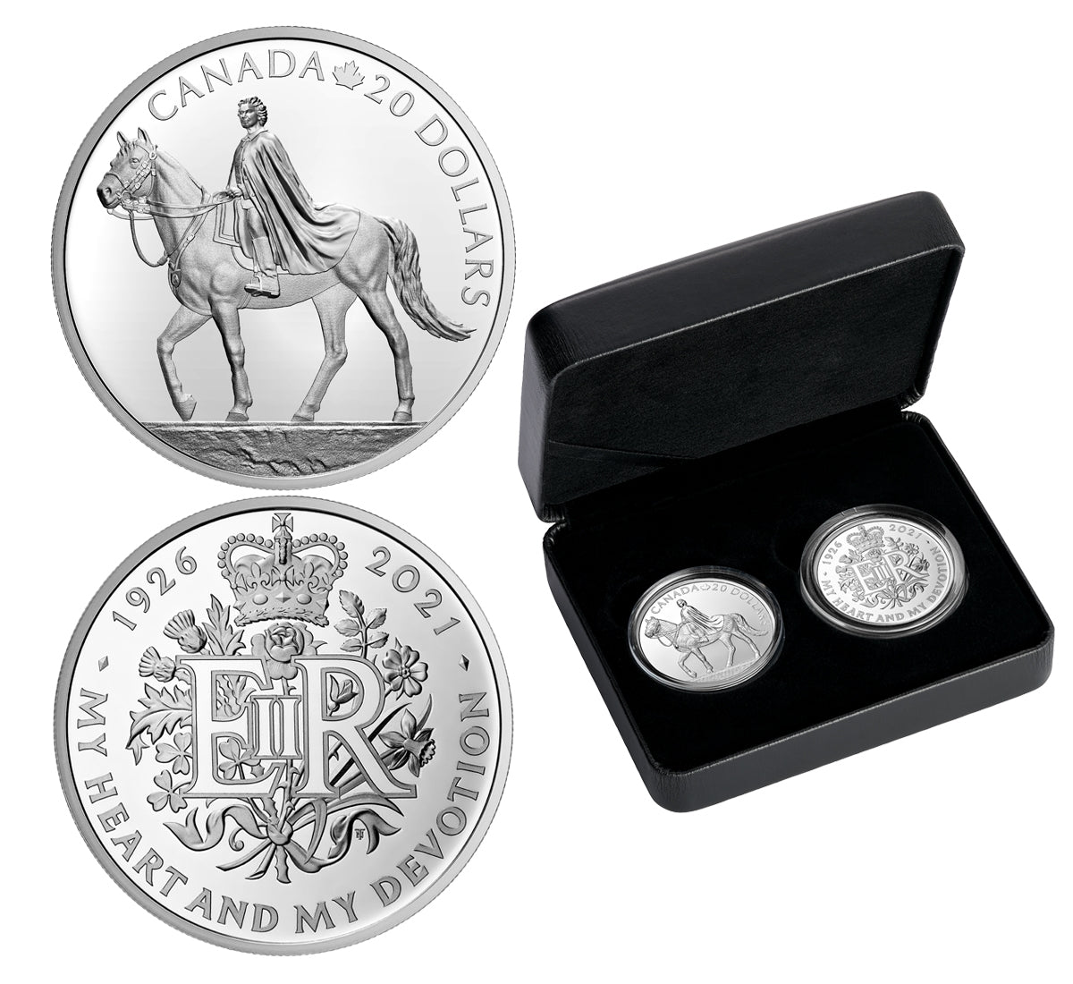 RDC 2021 Royal Celebration 2-coin Fine Silver Set (No Tax) light toning