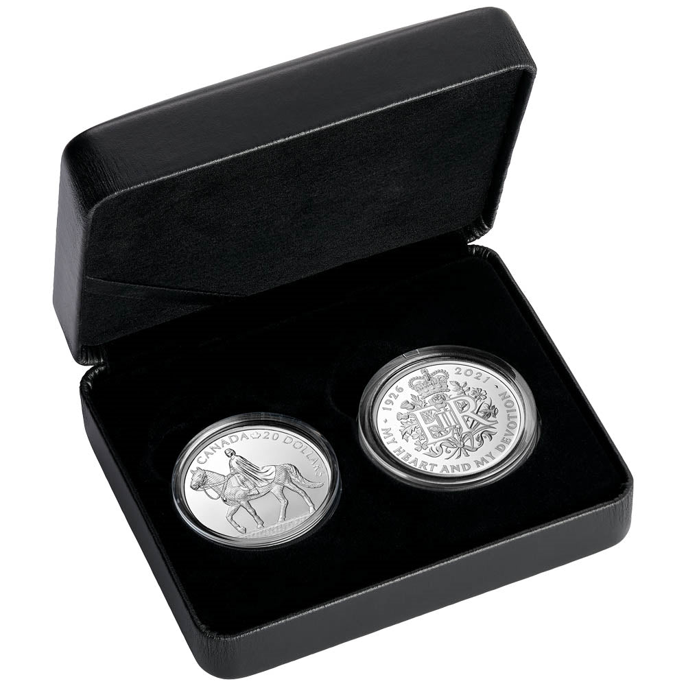 RDC 2021 Royal Celebration 2-coin Fine Silver Set (No Tax) light toning