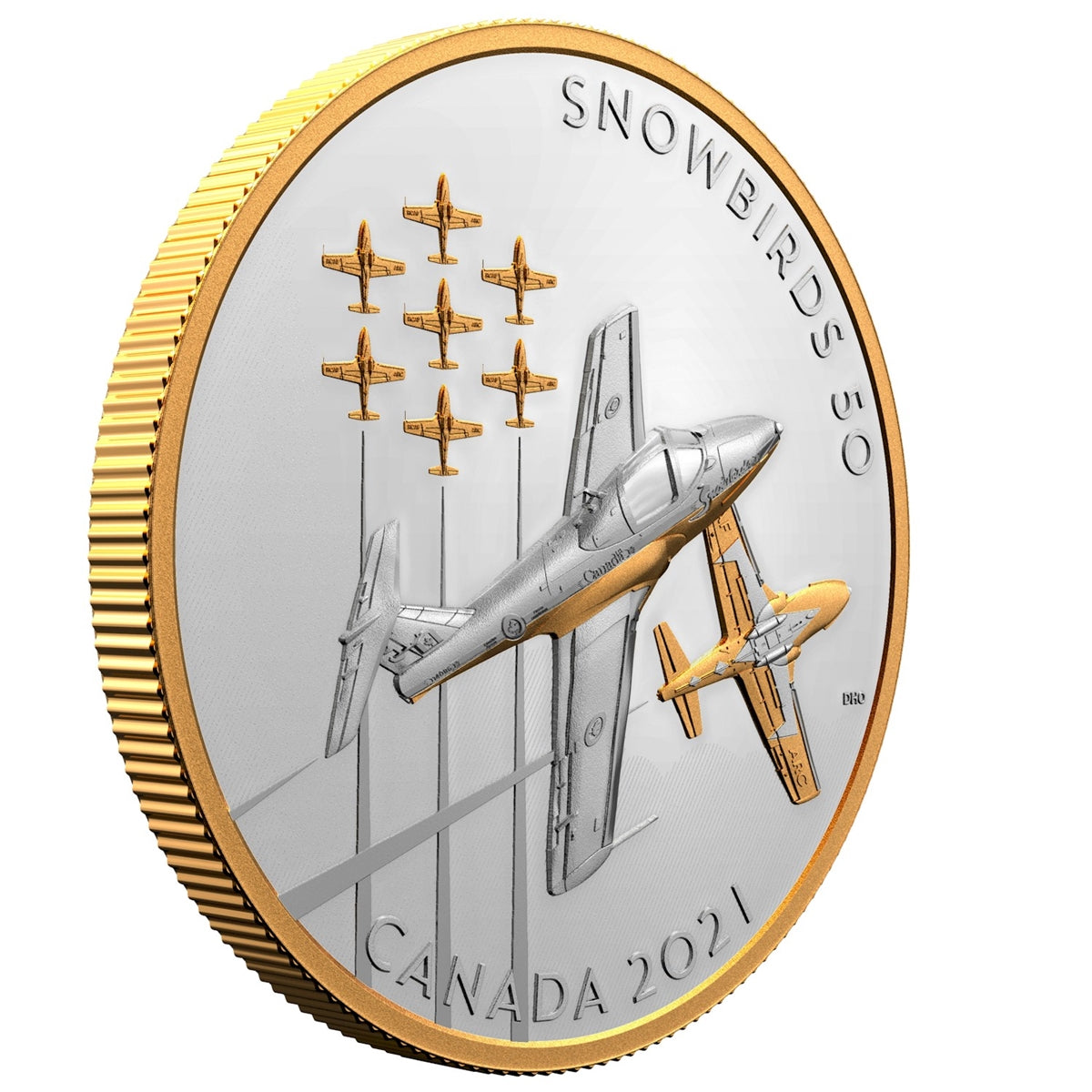2021 Canada $50 The Snowbirds: A Canadian Legacy Fine Silver (No Tax)