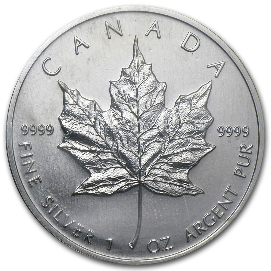 2003 Canada 1oz Silver Maple Leaf SEALED (No Tax) Light Toning