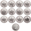 2004 Canada $5 Zodiac Privy Mark 12-coin SML set (No Tax)