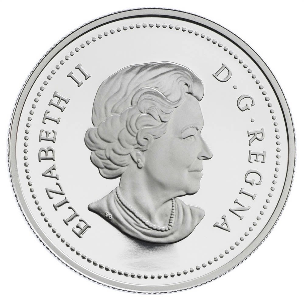 2005 Canada $5 Alberta's Centennial Special Edition Silver (No Tax)