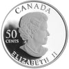 2005 50-Cent Canadian Floral - Golden Rose Sterling Silver (#4)