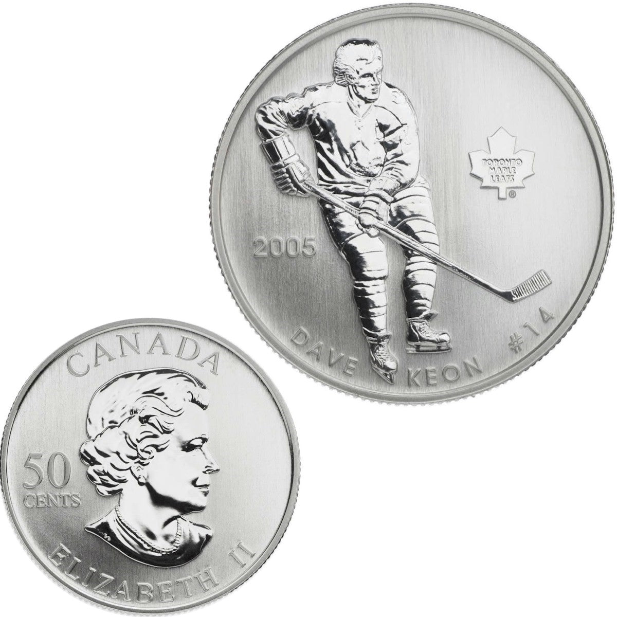 2005 Canada 50-cent Toronto Maple Leafs Hockey Legends Four Coin Set