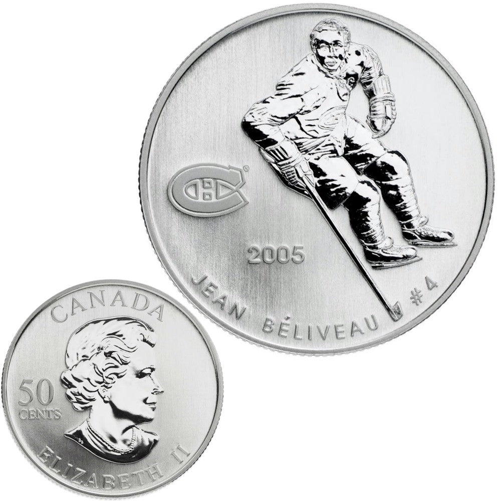 2005 Canada 50-cent Montreal Canadiens Hockey Legends Four-coin Set