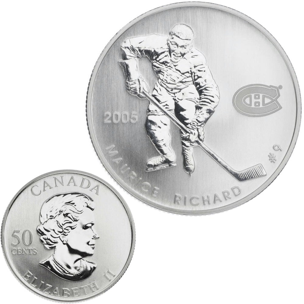2005 Canada 50-cent Montreal Canadiens Hockey Legends Four-coin Set