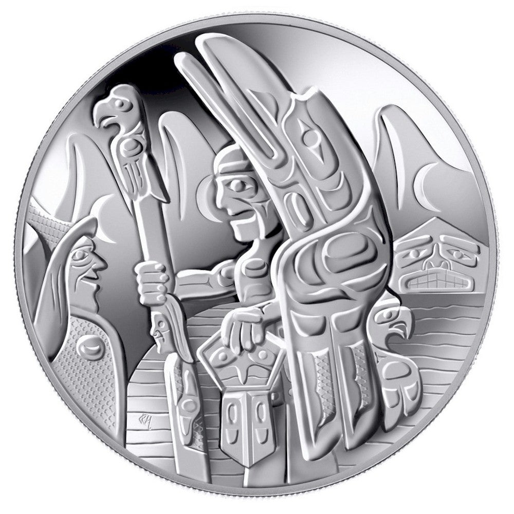 2005 Canada $30 Totem Pole Sterling Silver Coin