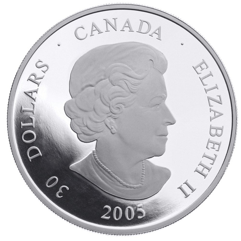 2005 Canada $30 Totem Pole Sterling Silver Coin