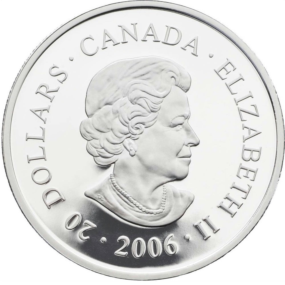 2006 Canada $20 Architectural Treasures - Notre Dame Basilica (No Tax)