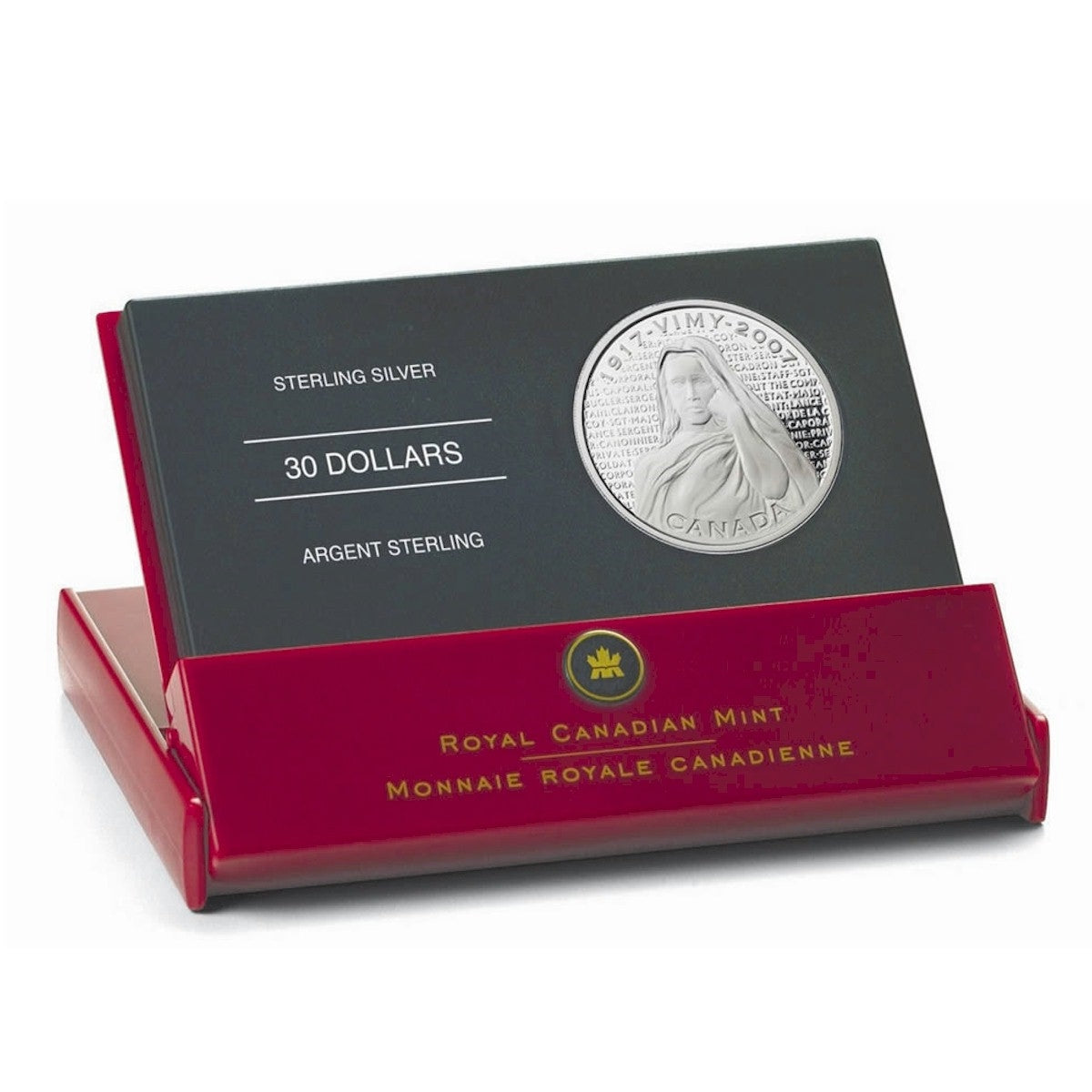 2007 Canada $30 National War Memorials - Vimy Ridge Memorial
