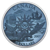 2007 Canada $20 International Polar Year Sterling Silver Plasma Coin