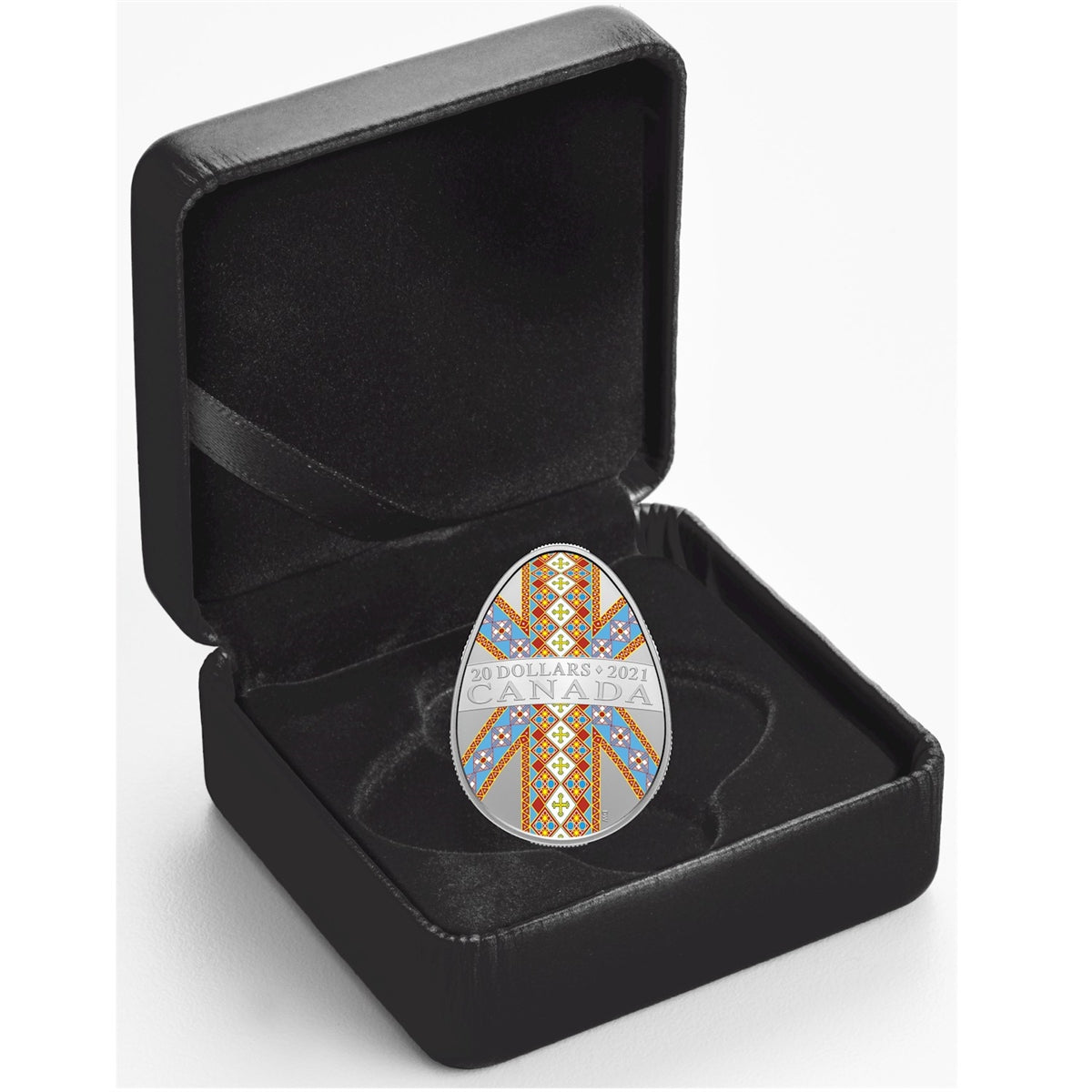 2021 Canada $20 Pysanka Fine Silver Coin (No Tax)