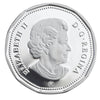 2008 Canada Olympic $1 Sterling Silver Lucky Loonie (may be toned)