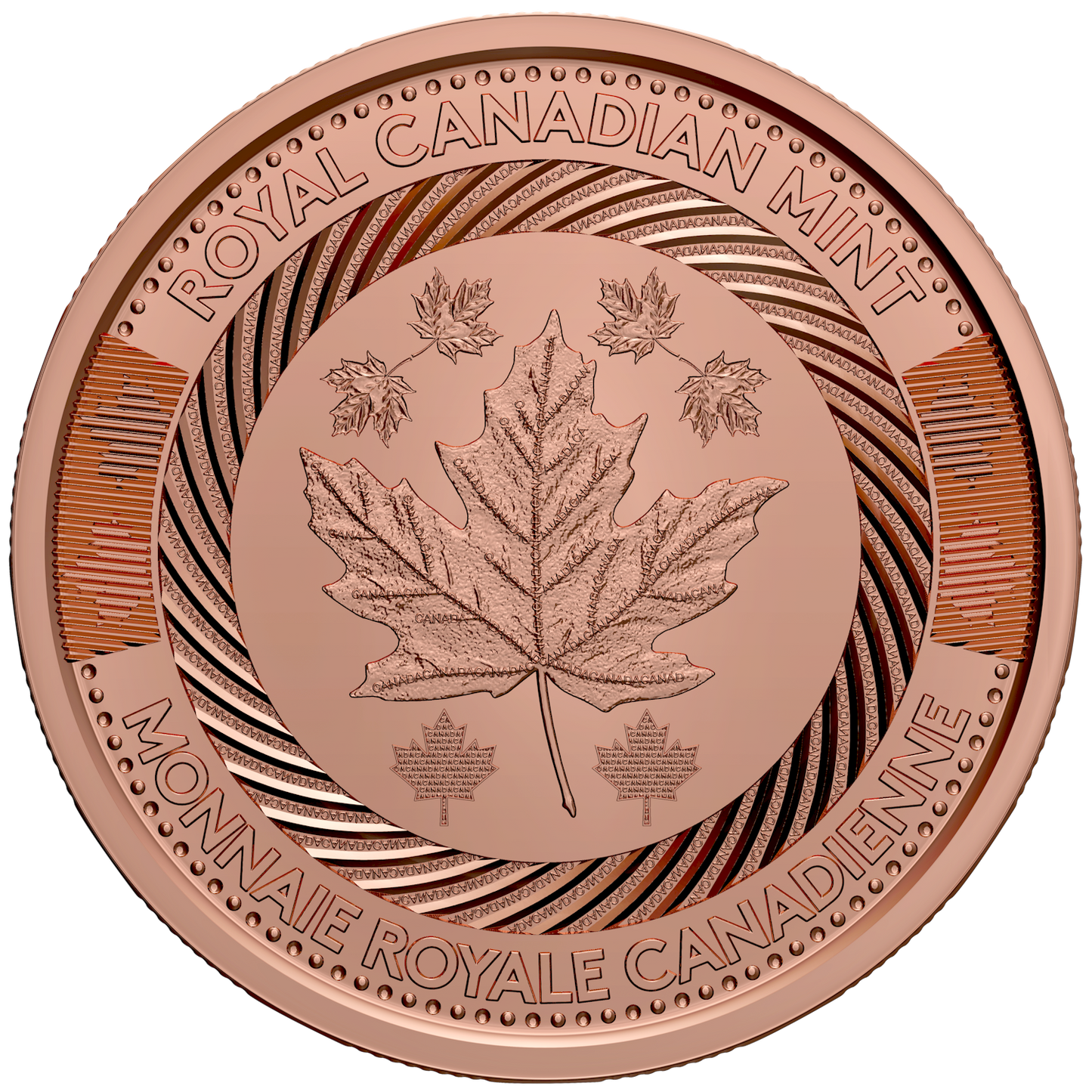 (2021) Canada Copper Token 5 from 2021 R&D Security Test Token Set