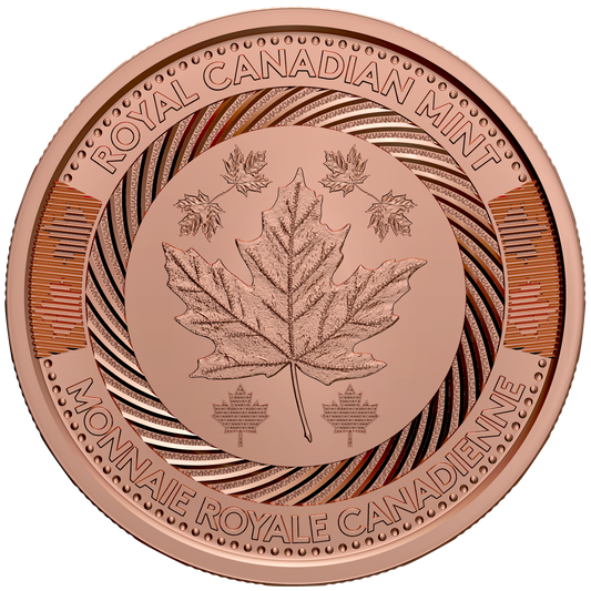 (2021) Canada Copper Token 5 from 2021 R&D Security Test Token Set