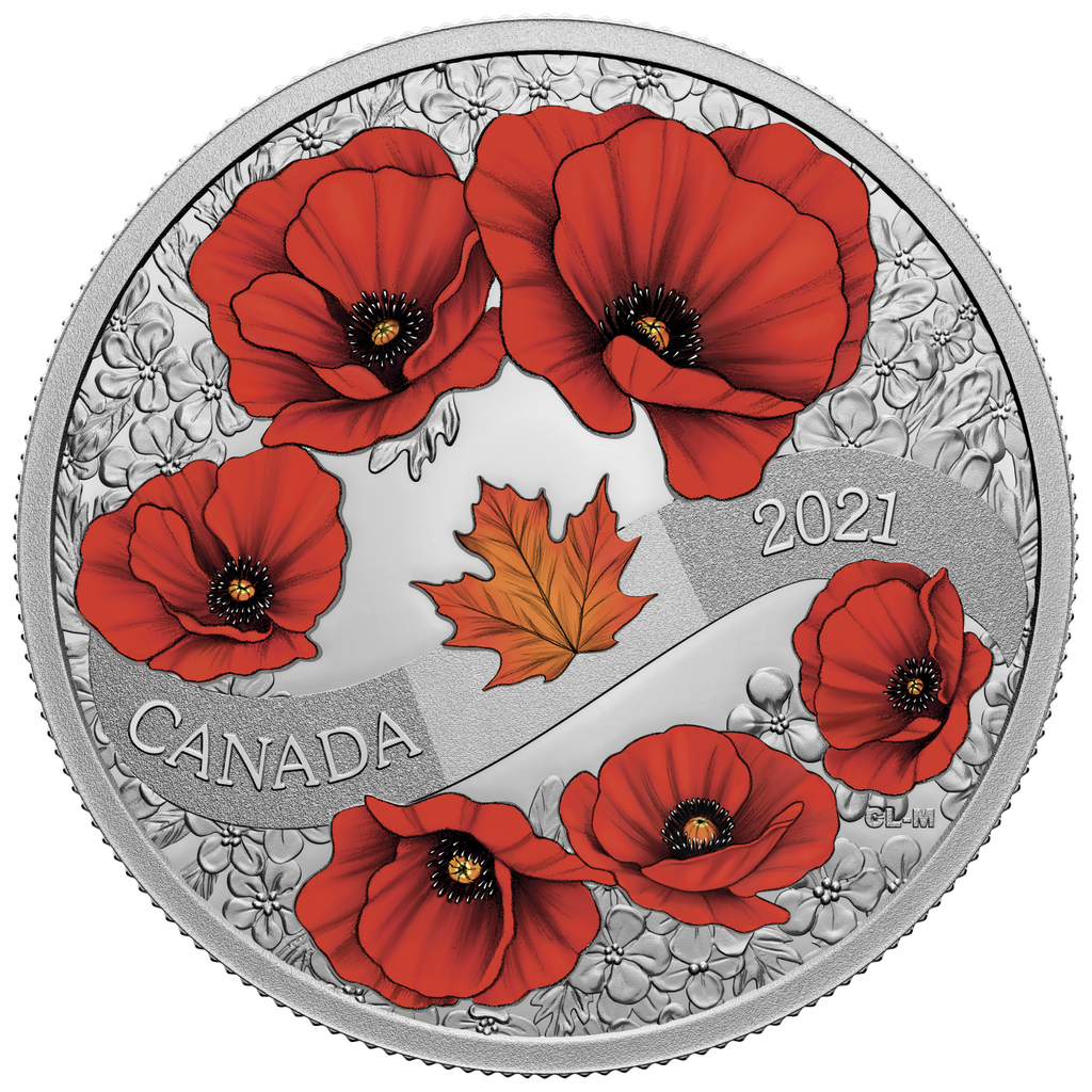 Lest Discuss RDC 2021 Canada $20 A Wreath of Remembrance: Lest We Forget Fine Silve ...