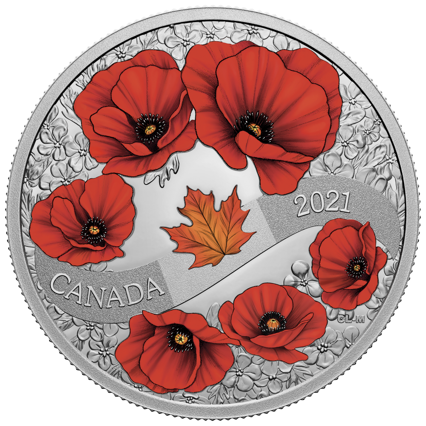 2021 Canada $20 A Wreath of Remembrance: Lest We Forget Fine Silver (No Tax)
