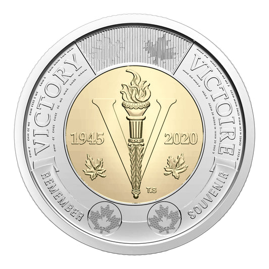 2020 75th Ann. of the End WWII Canada Two Dollar Brilliant Uncirculated (MS-63)