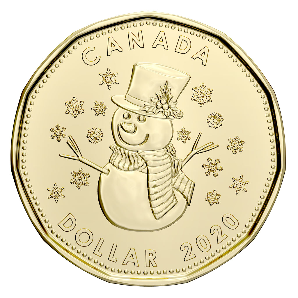 2020 Christmas Canada Dollar Brilliant Uncirculated (MS63)