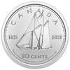 2021 Classic Double Date Canada 10-cent Brilliant Uncirculated (MS-63)