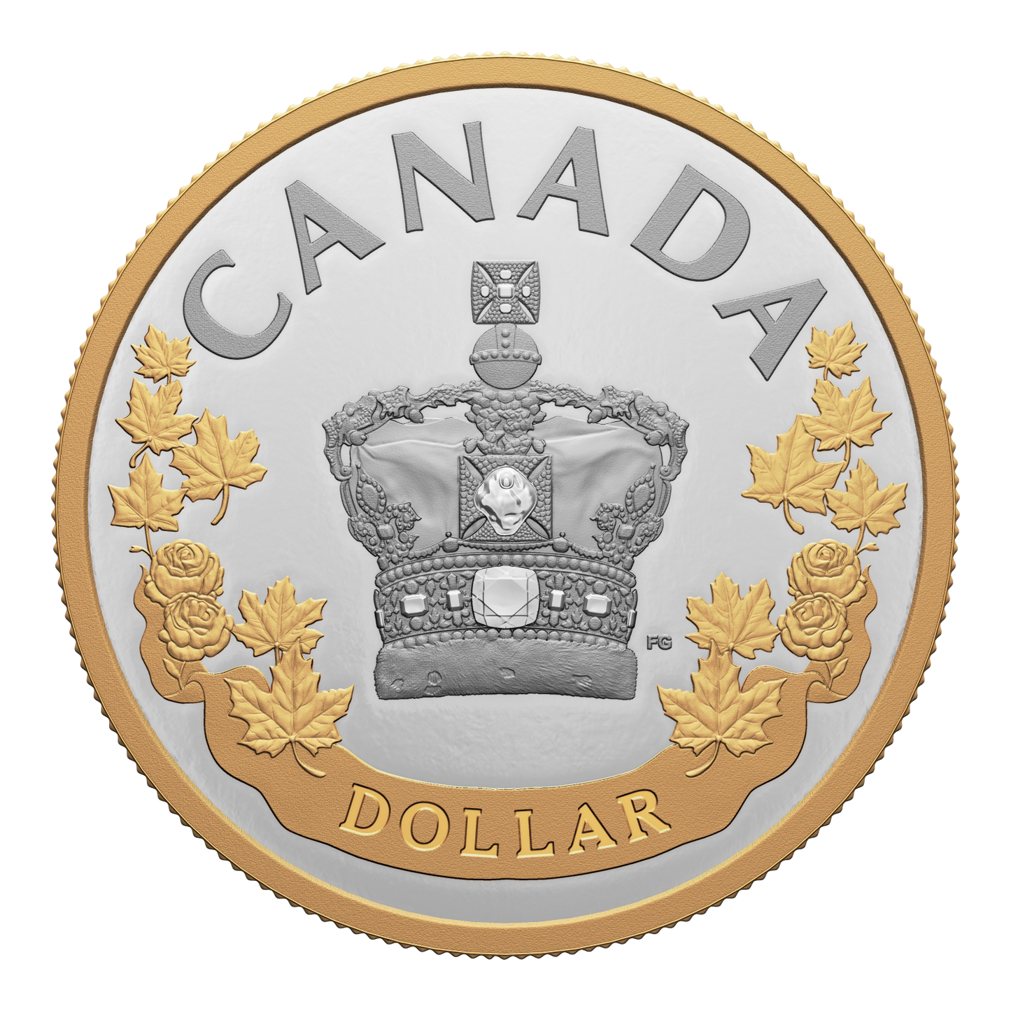 2022 Canada The Imperial State Crown Special Edition Proof Silver Dollar (No Tax)