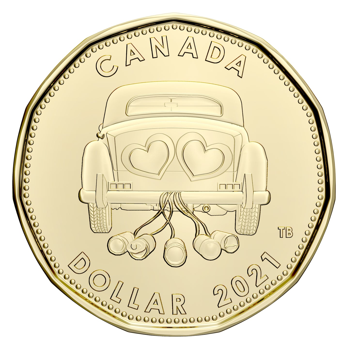2021 Wedding Canada Dollar Brilliant Uncirculated (MS63)