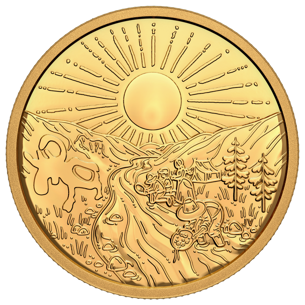 2021 Canada $200 125th Anniversary of the Klondike Gold Rush Pure Gold (No Tax)