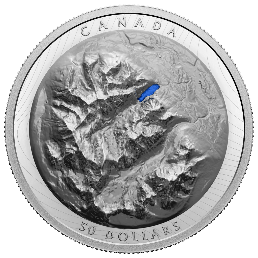 2021 Canada $50 Lake Louise Extraordinarily High Relief Fine Silver (No Tax)