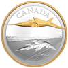RDC 2021 Canada $50 The Avro Arrow Fine Silver Coin (No Tax) scratched capsule