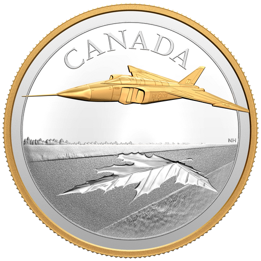 2021 Canada $50 The Avro Arrow Fine Silver Coin (No Tax)
