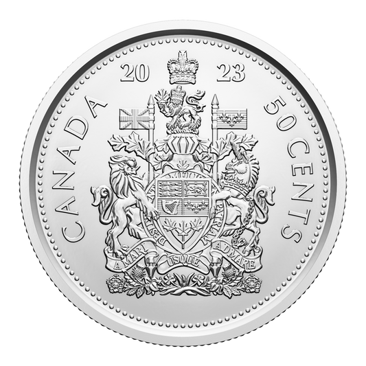 2023 King Charles III Canada 50-cents Brilliant Uncirculated (MS-63)