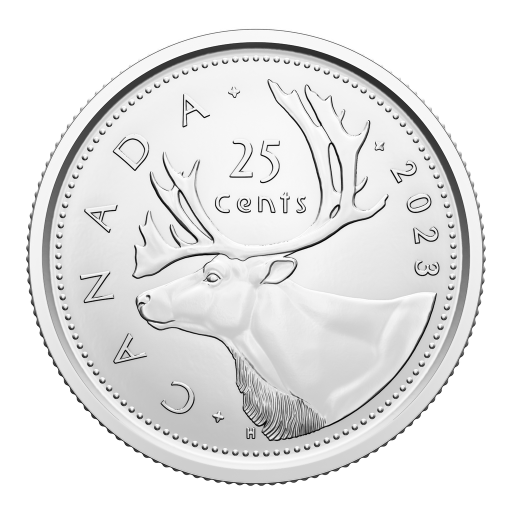 2023 King Charles III Canada 25-cents Brilliant Uncirculated (MS63)