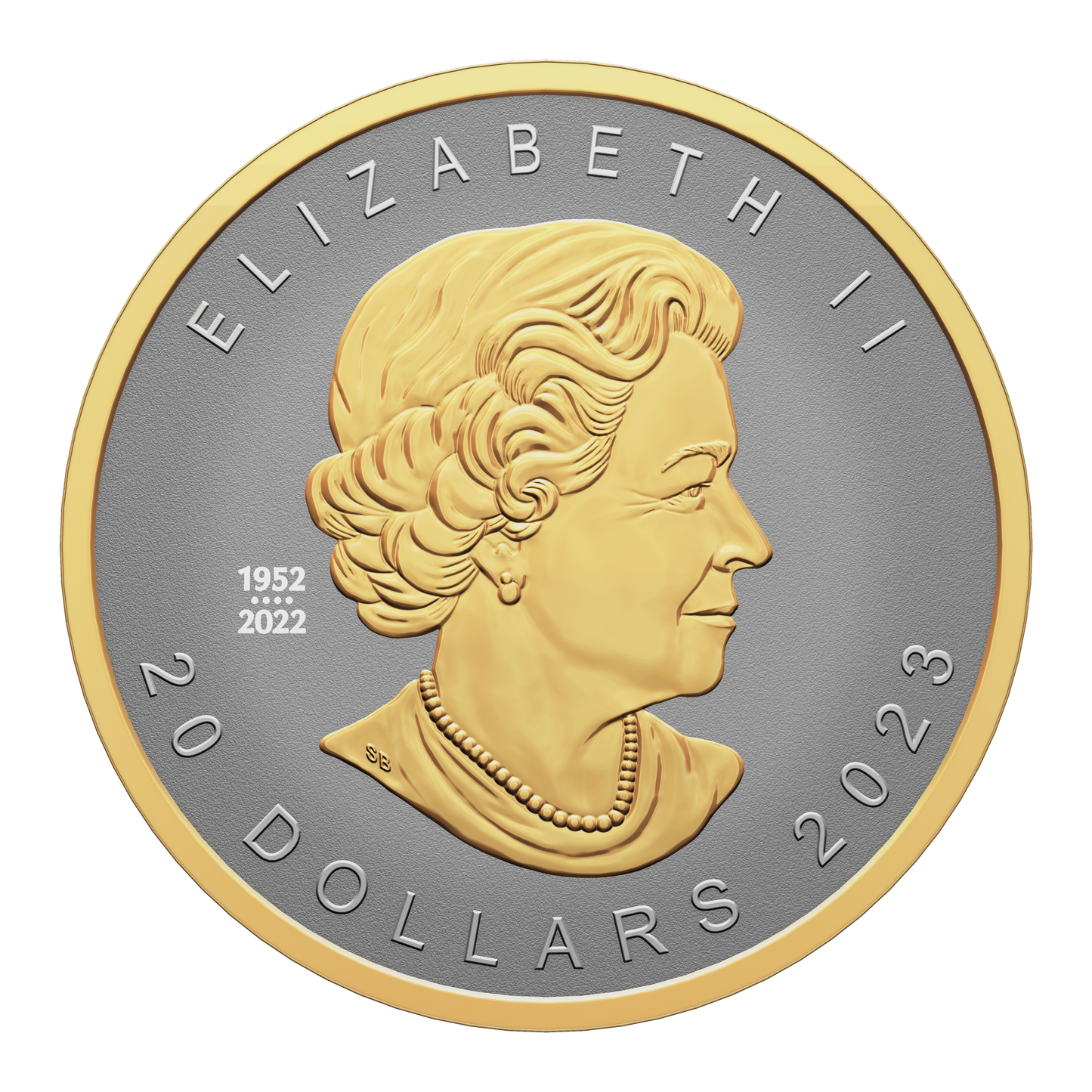 2023 Canada $20 Ultra High Relief Silver Maple Leaf with Selective Gold Plating (No Tax)