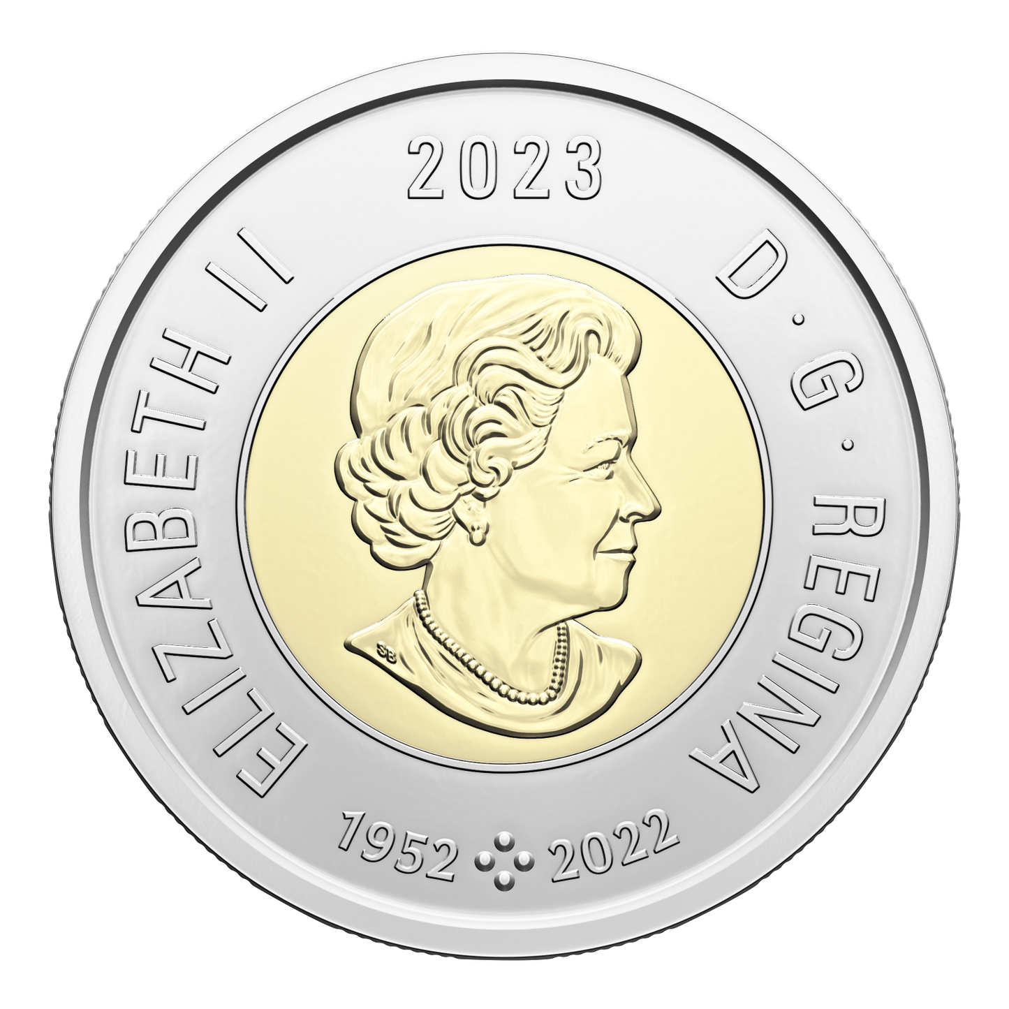 2023 Canada $2 Uncoloured 100th Ann. Jean Paul Riopelle Brilliant Uncirculated (MS-63)