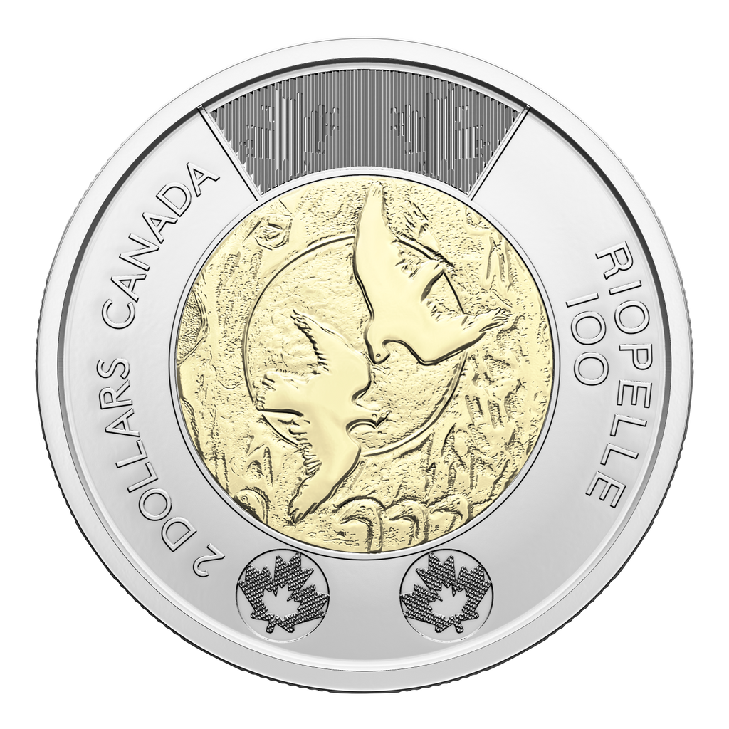 2023 Canada $2 Uncoloured 100th Ann. Jean Paul Riopelle Brilliant Uncirculated (MS-63)