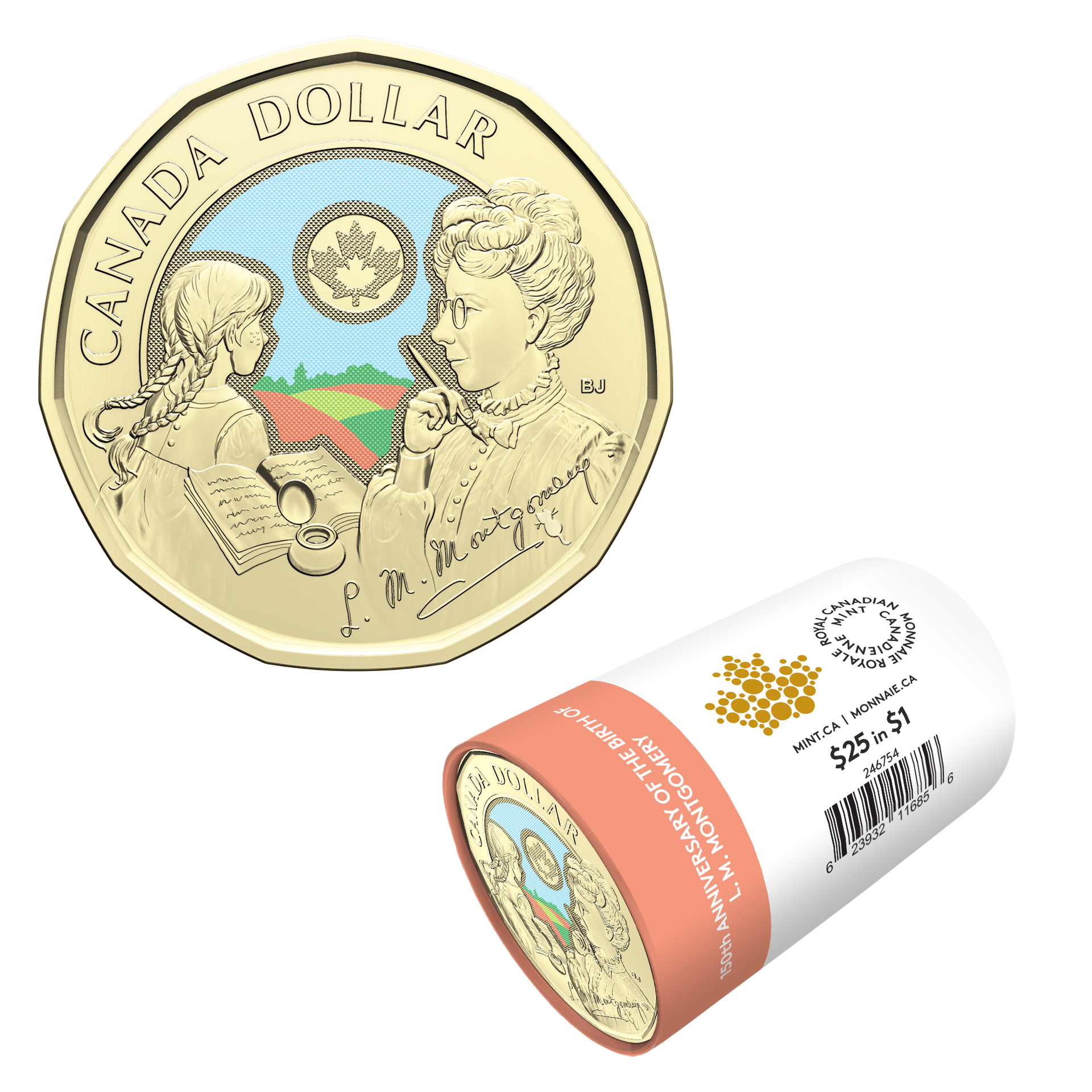 2024 Canada $1 Colourized 150th Anniversary of the Birth of L.M.