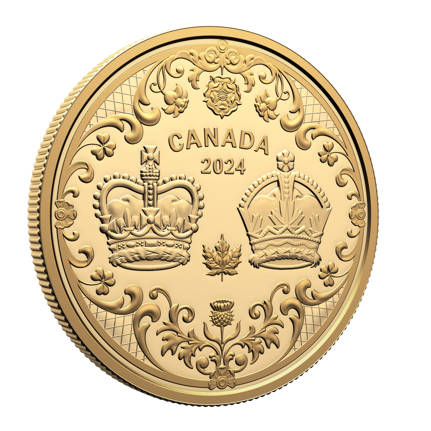 2024 Canada $200 The Crowns 1 oz. Pure Gold (No Tax)