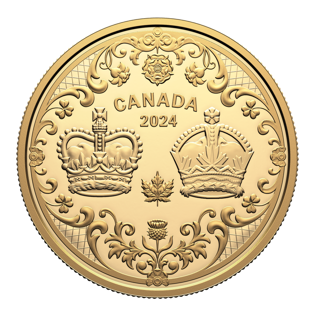 2024 Canada $200 The Crowns 1 oz. Pure Gold (No Tax)