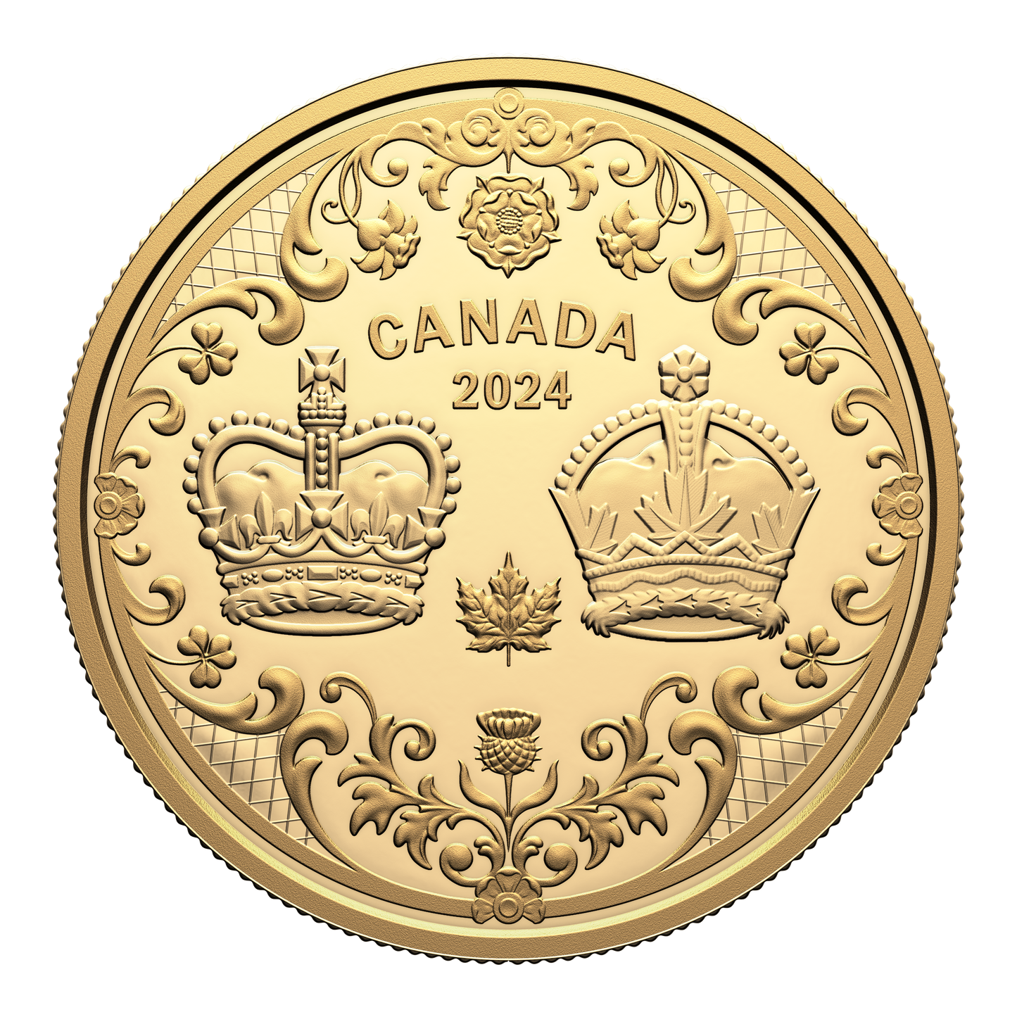 2024 Canada $200 The Crowns 1 oz. Pure Gold (No Tax)