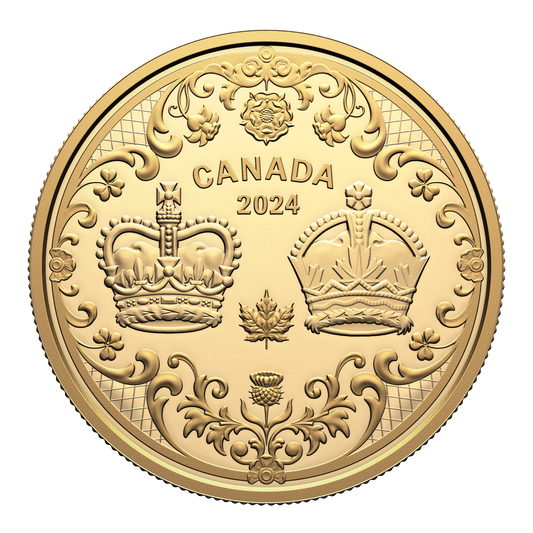 2024 Canada $200 The Crowns 1 oz. Pure Gold (No Tax)