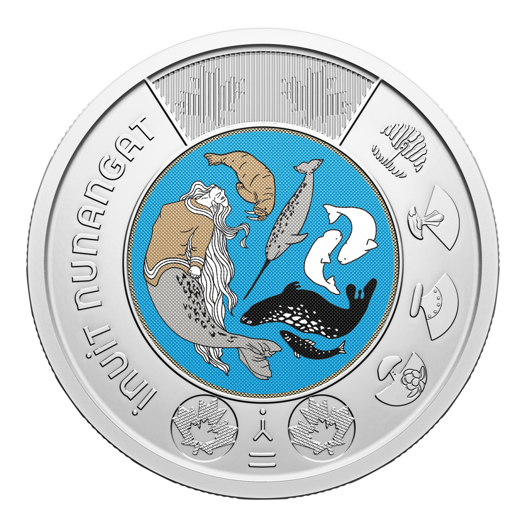 2024 Canada $2 Coloured Celebrating Inuit Nunangat Brilliant Uncirculated (MS63)