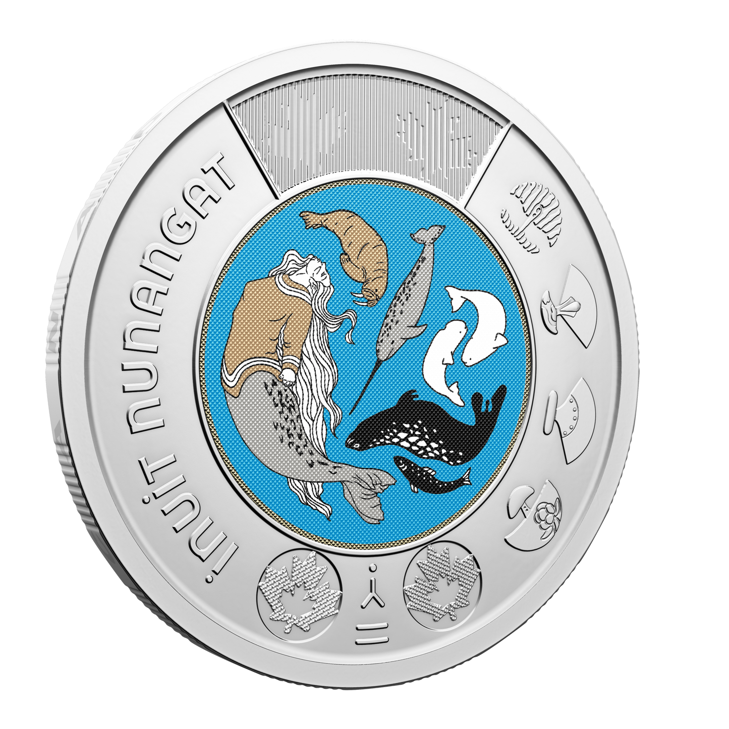 2024 Canada $2 Coloured Celebrating Inuit Nunangat Special Wrapped Roll of 25pcs