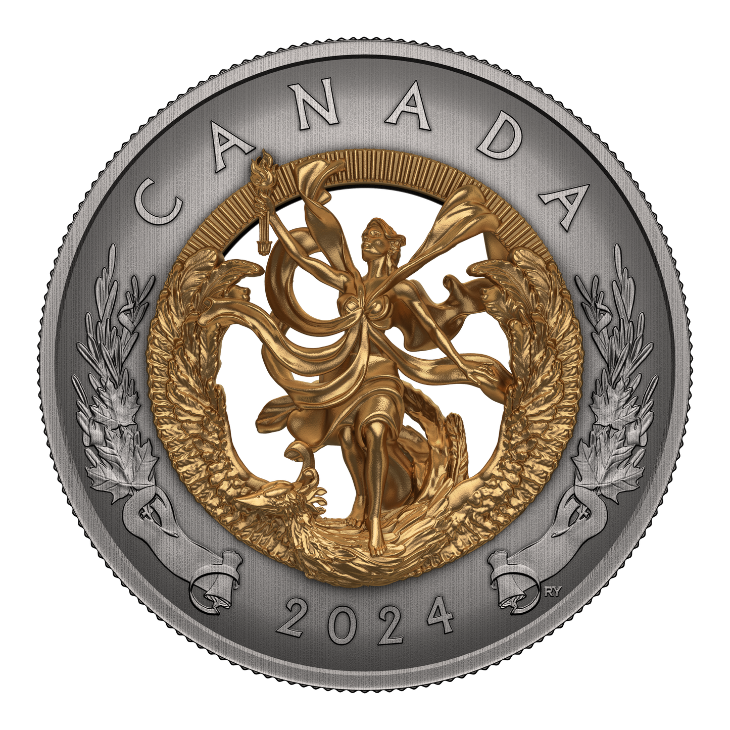 2024 Canada $50 Allegory of Freedom Fine Silver (No Tax)