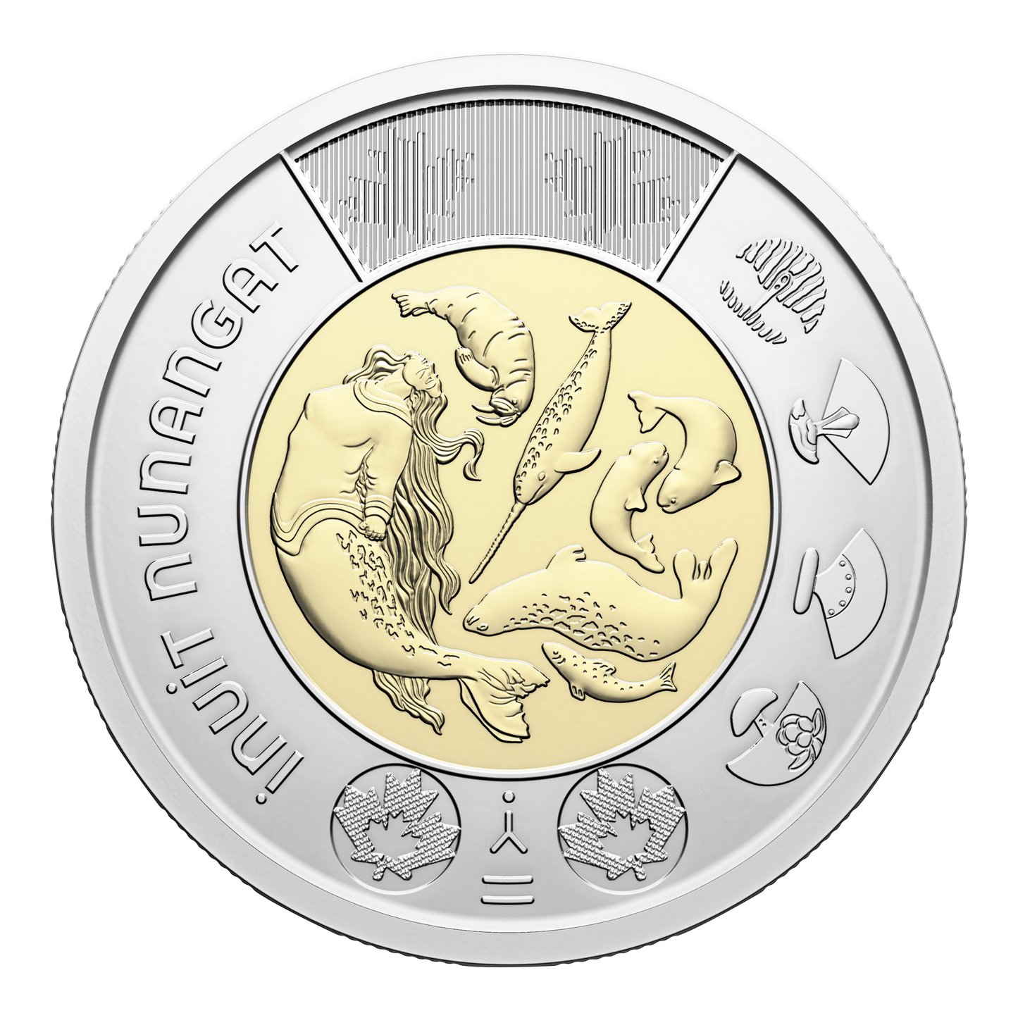 2024 Canada $2 Uncoloured Celebrating Inuit Nunangat Brilliant Uncirculated (MS-63)