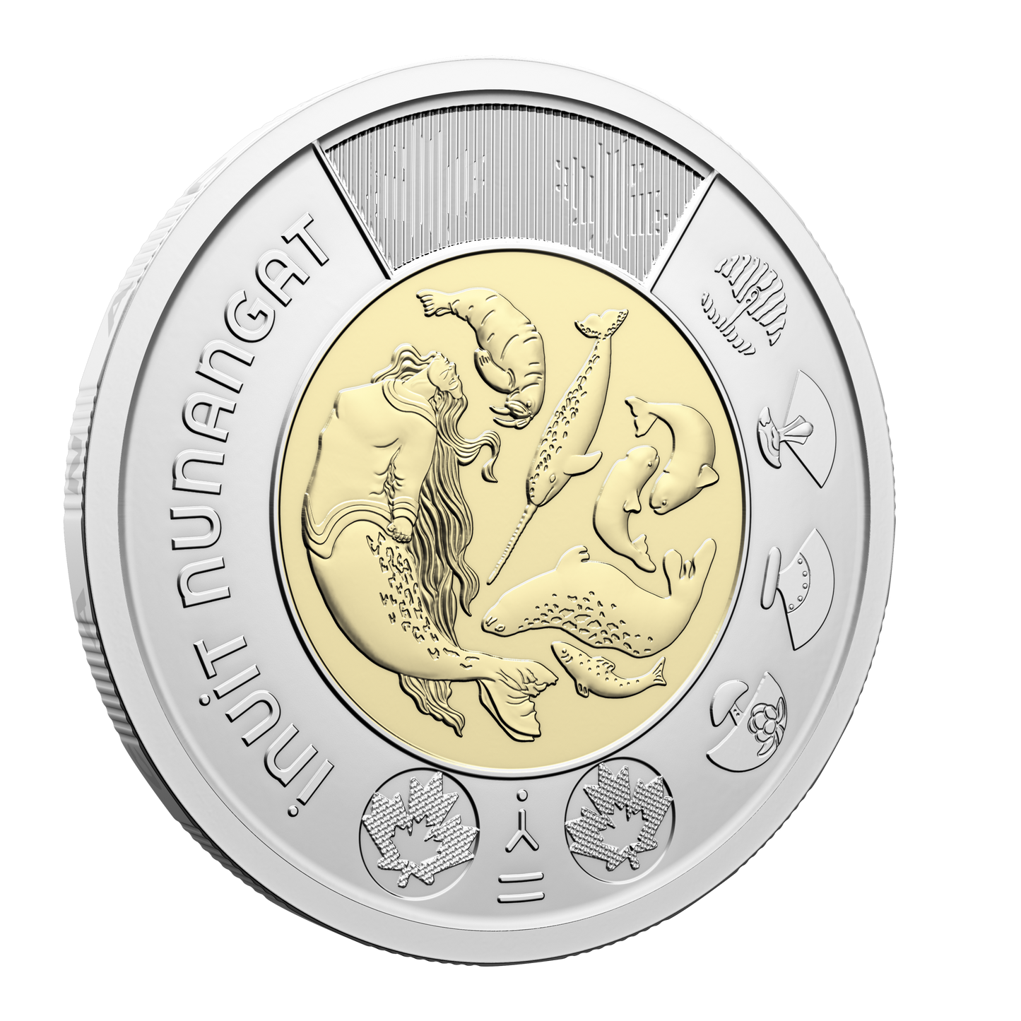 2024 Canada $2 Uncoloured Celebrating Inuit Nunangat Brilliant Uncirculated (MS-63)