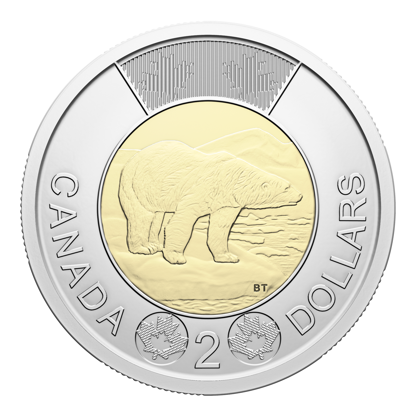 2025 Canada $2 Polar Bear Special Wrapped Roll of 25pcs