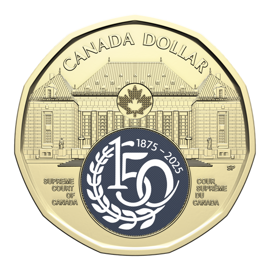 2025 Coloured Supreme Court of Canada Dollar Brilliant Uncirculated (MS-63)
