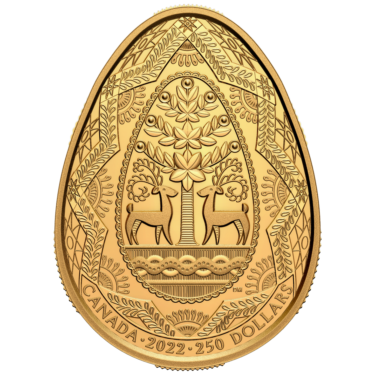 2022 Canada $250 Pysanka Pure Gold Coin (No Tax)